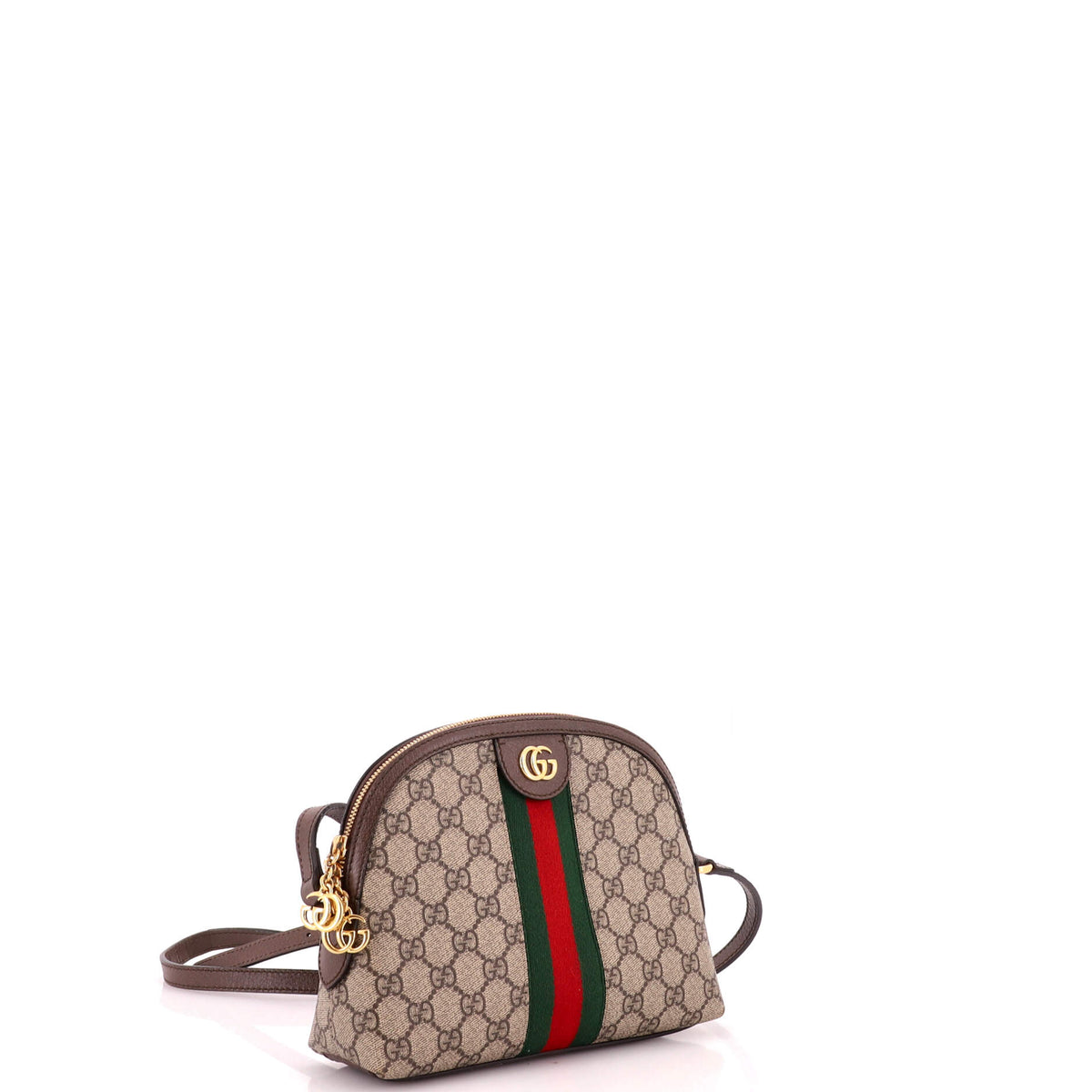 Ophidia Dome Shoulder Bag GG Coated Canvas Small
