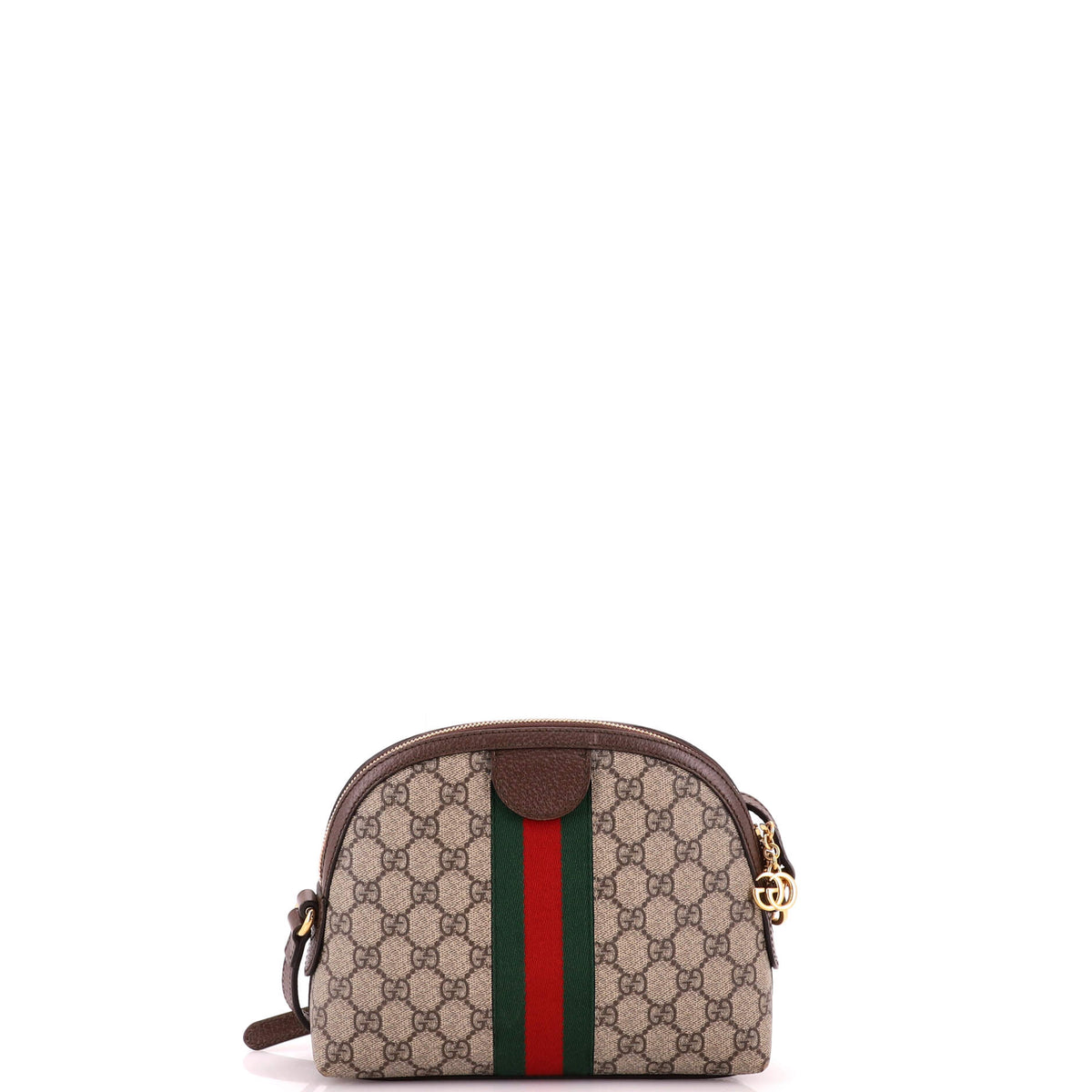 Ophidia Dome Shoulder Bag GG Coated Canvas Small