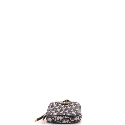 30 Montaigne Phone Holder on Chain Oblique Canvas