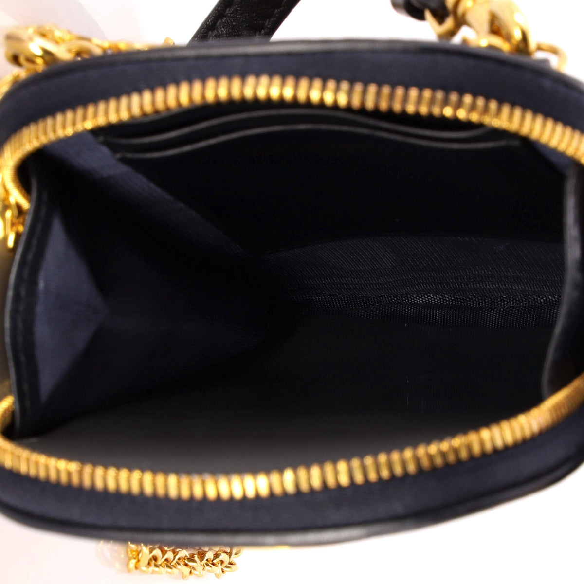 30 Montaigne Phone Holder on Chain Oblique Canvas