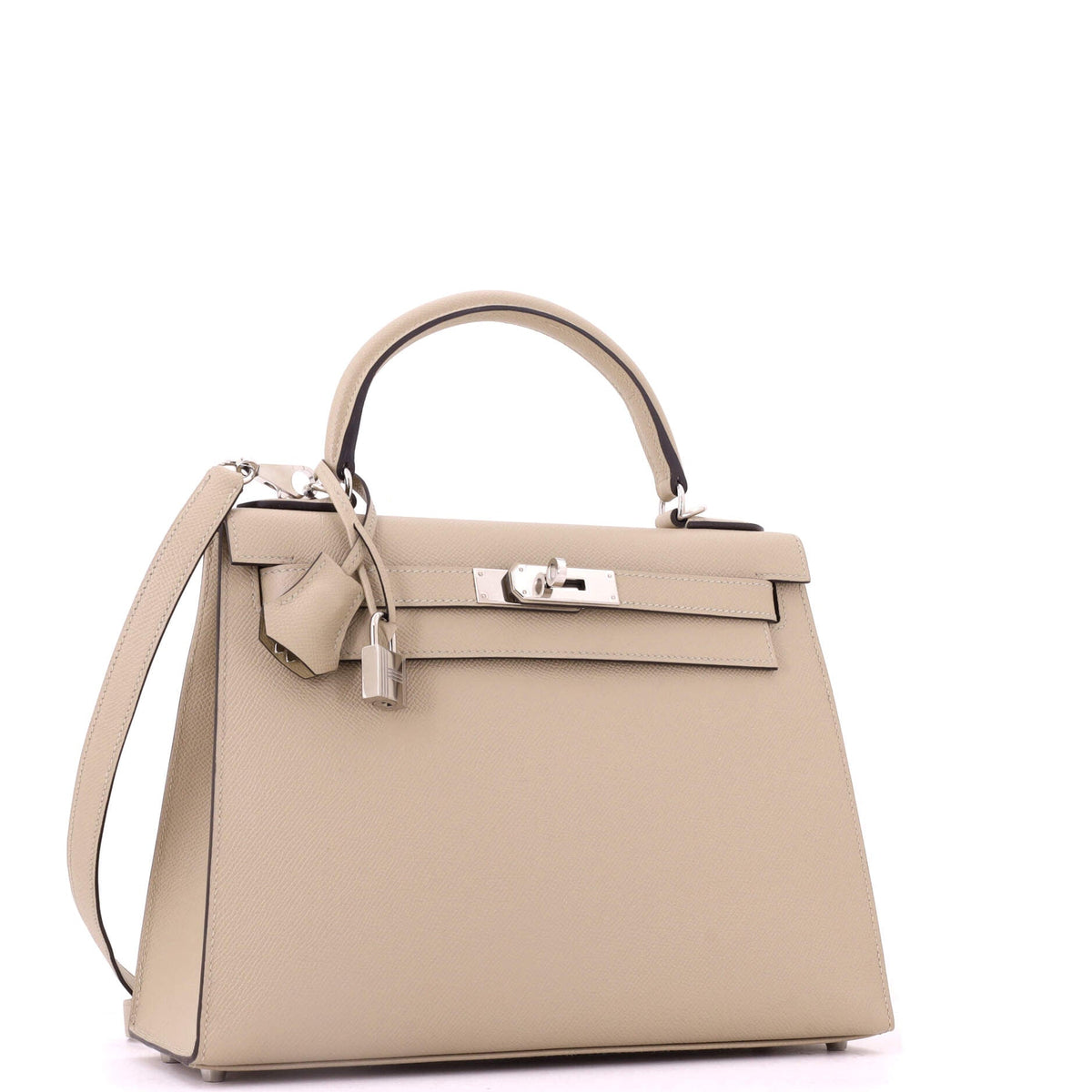 Kelly Handbag Trench Epsom with Palladium Hardware 28