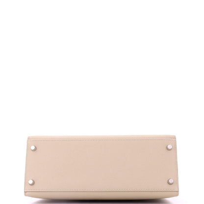 Kelly Handbag Trench Epsom with Palladium Hardware 28