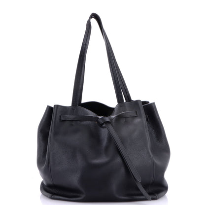 Phantom Tie Cabas Tote Leather Small