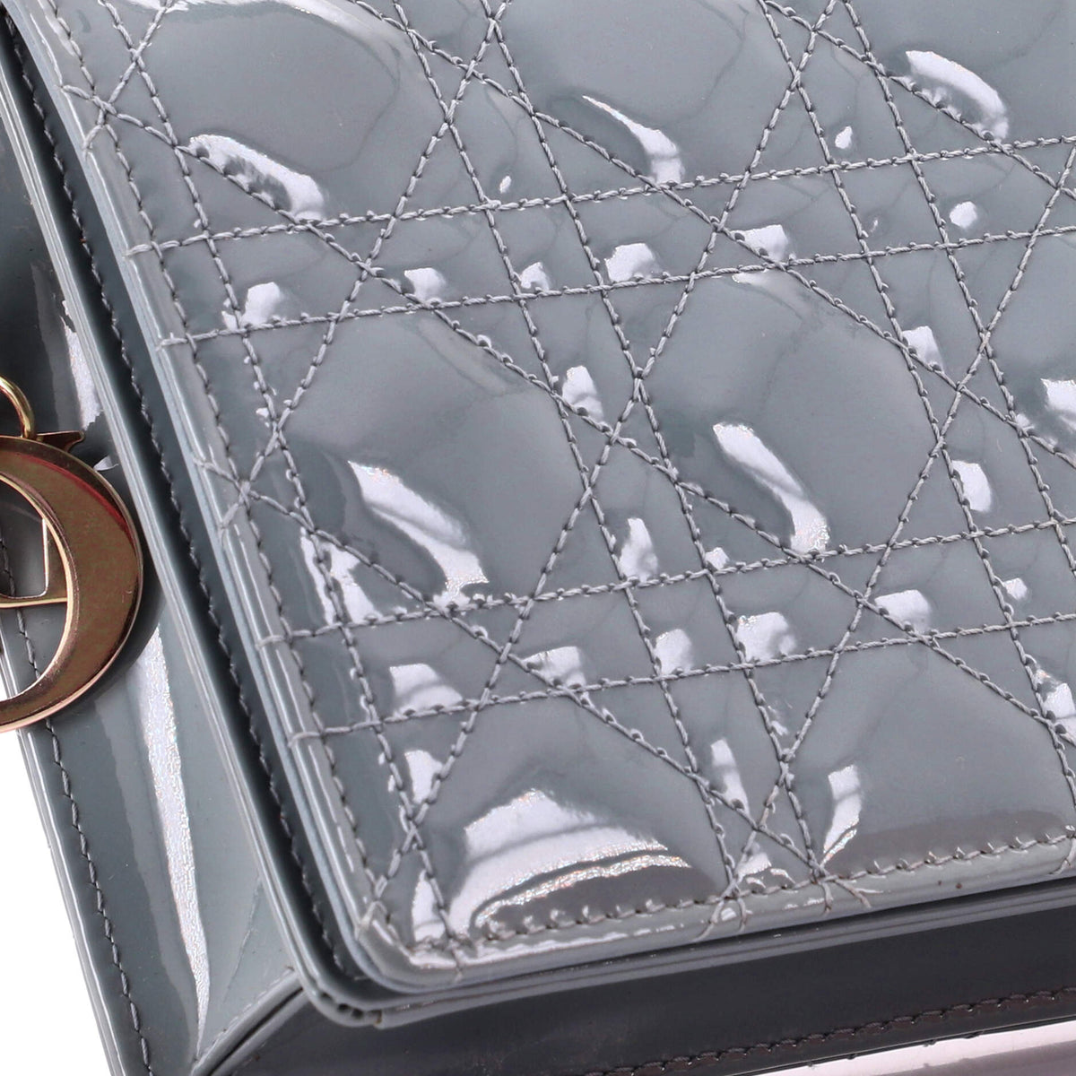 Lady Dior Chain Pouch Cannage Quilt Patent