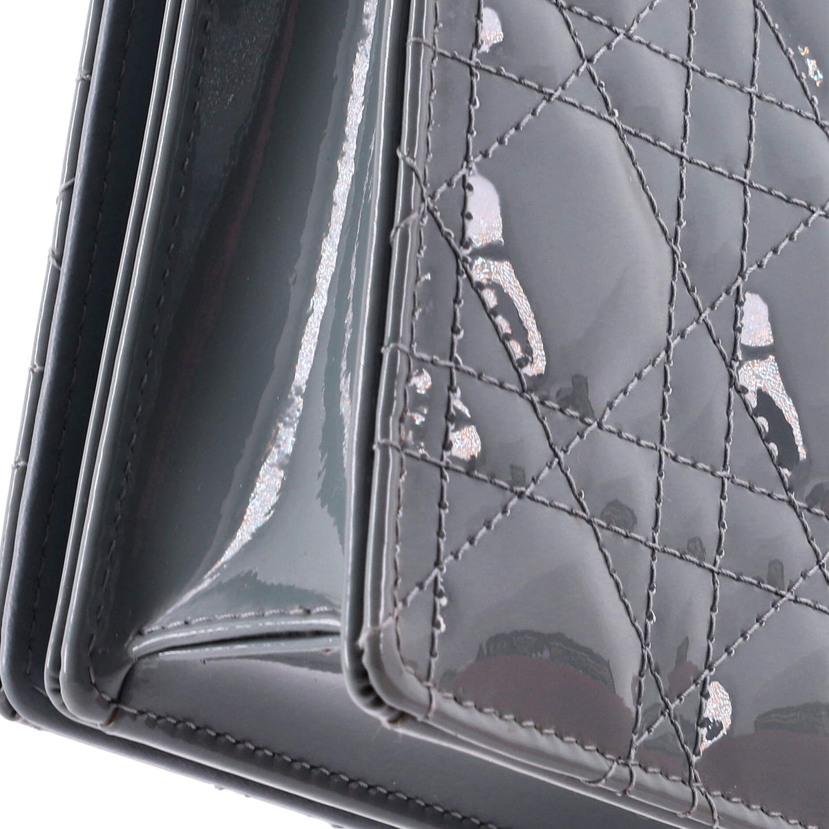 Lady Dior Chain Pouch Cannage Quilt Patent