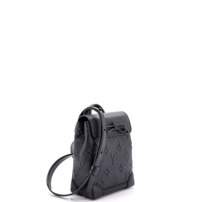 Steamer Bag Monogram Seal Leather XS