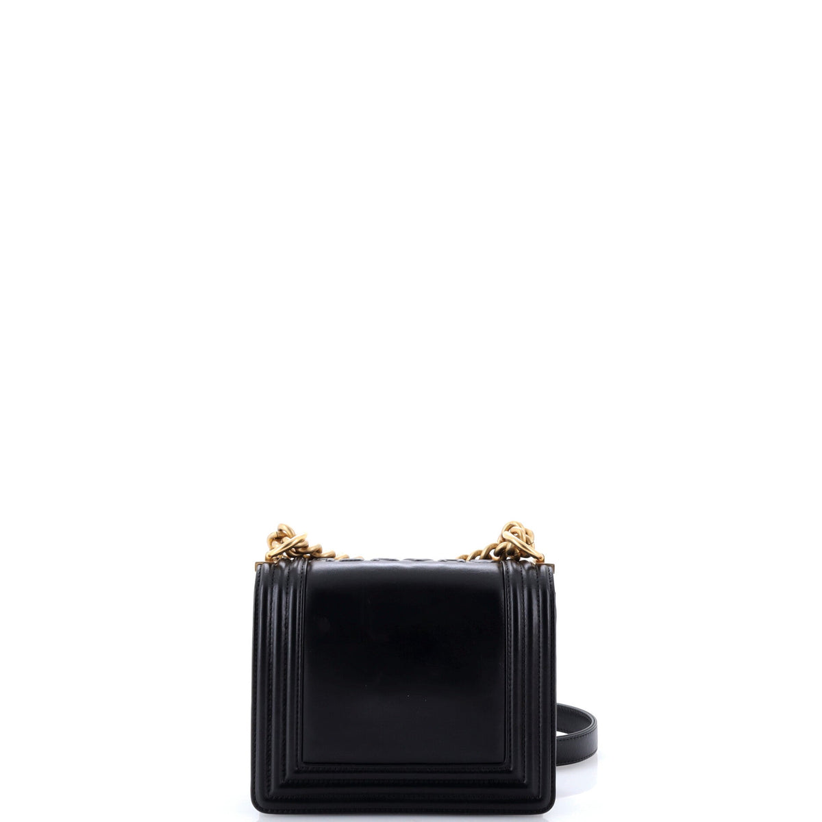 Reverso Square Boy Flap Bag Calfskin Small