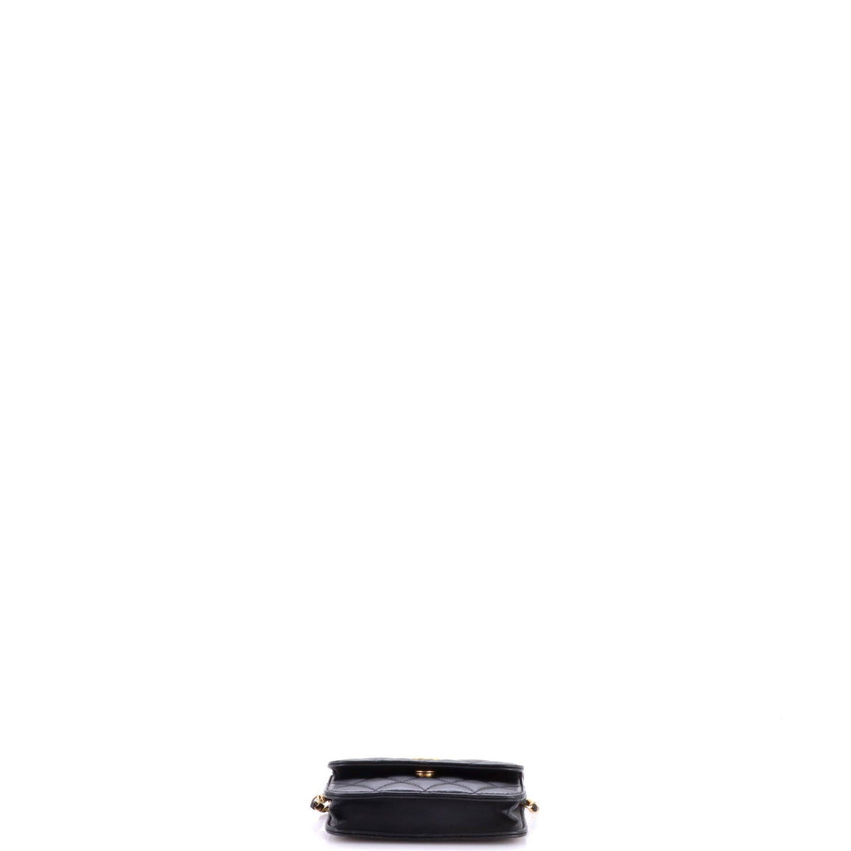 Pearl Crush Flap Clutch with Chain Quilted Lambskin Mini