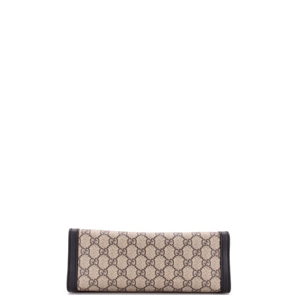 Padlock Chain Tote GG Coated Canvas with Leather Small