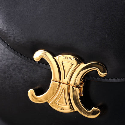 Triomphe Besace Clea Flap Bag Leather