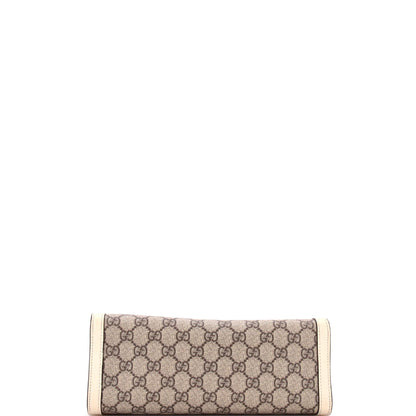 Padlock Chain Tote GG Coated Canvas with Leather Small