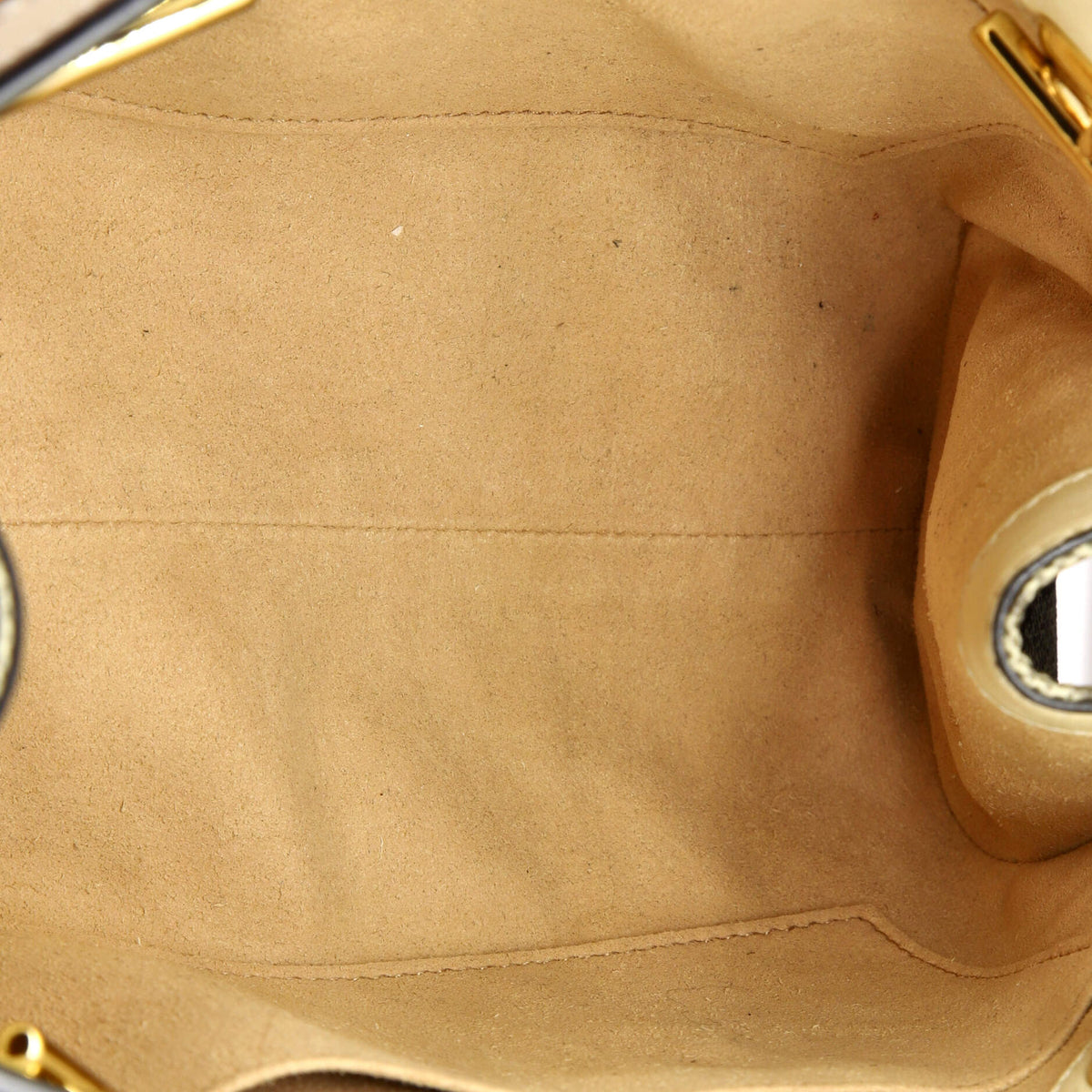 Padlock Chain Tote GG Coated Canvas with Leather Small