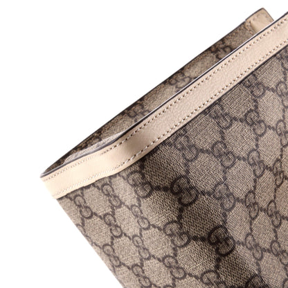 Padlock Chain Tote GG Coated Canvas with Leather Small