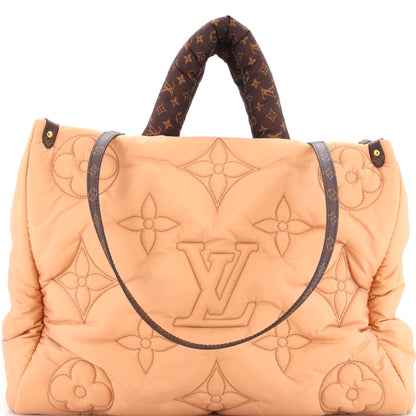 Pillow OnTheGo Tote Monogram Quilted Econyl Nylon GM