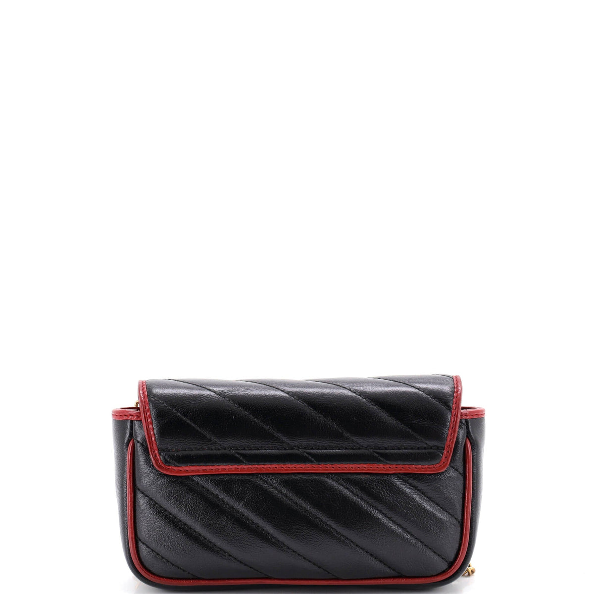 GG Marmont Flap Bag Diagonal Quilted Leather Super Mini