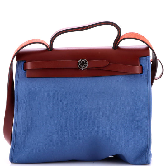 Herbag Zip Leather and Toile 31