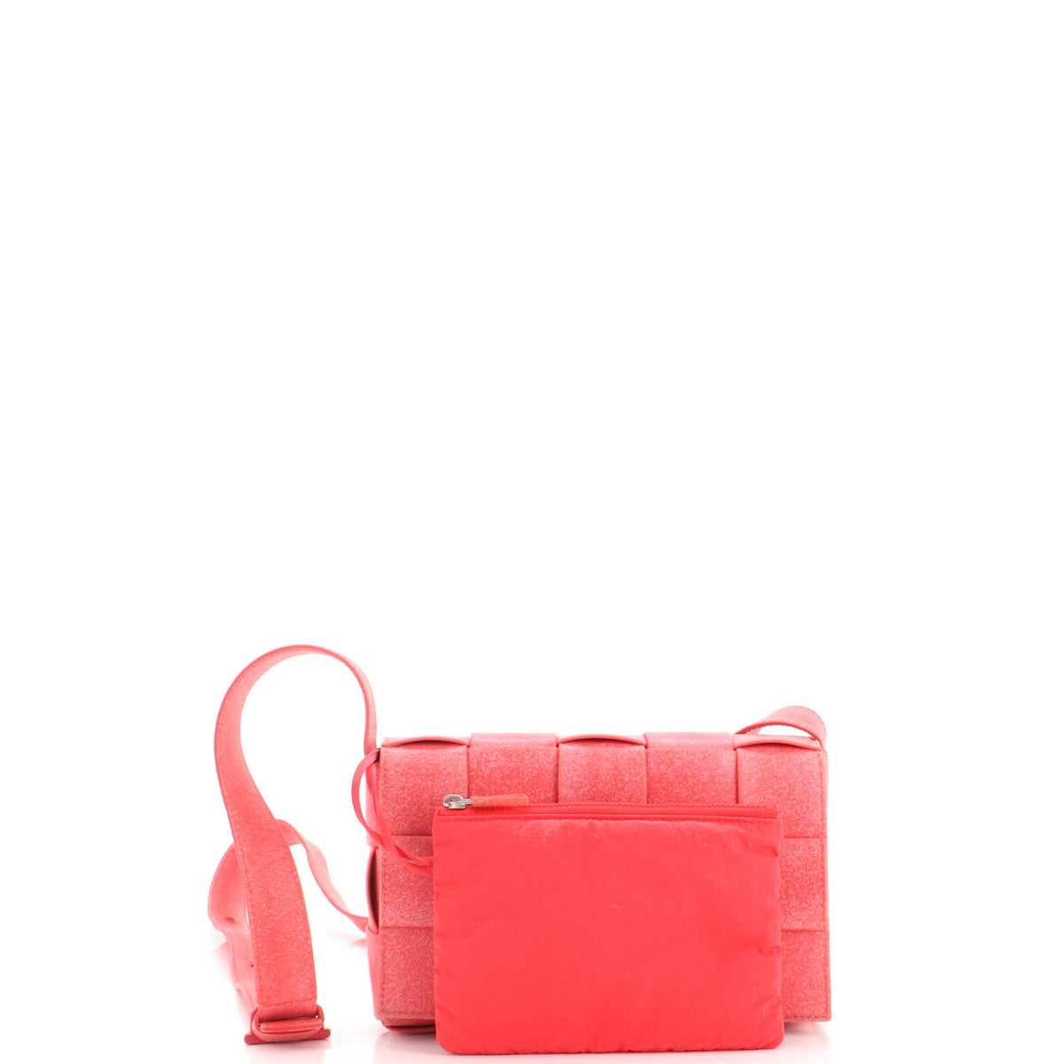 Cassette Crossbody Bag Maxi Intrecciato Rubber