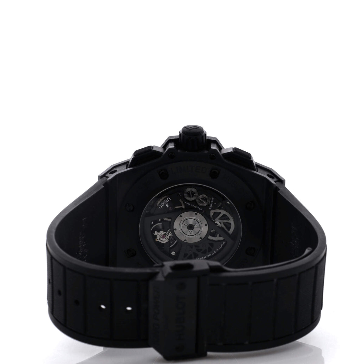 Big Bang Unico King Power Black Magic Chronograph Automatic Watch Ceramic and Rubber 48