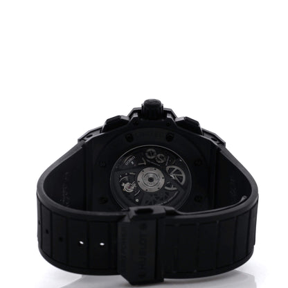 Big Bang Unico King Power Black Magic Chronograph Automatic Watch Ceramic and Rubber 48