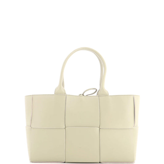 Arco Tote Maxi Intrecciato Leather Small