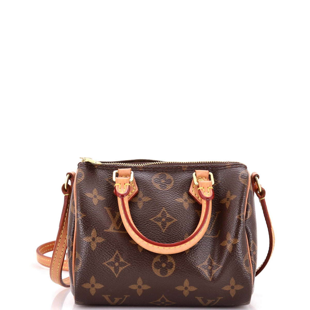 Speedy Bandouliere Bag Monogram Canvas Nano