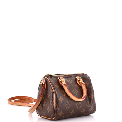 Speedy Bandouliere Bag Monogram Canvas Nano