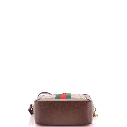 Ophidia Zip Around Camera Bag GG Coated Canvas Mini