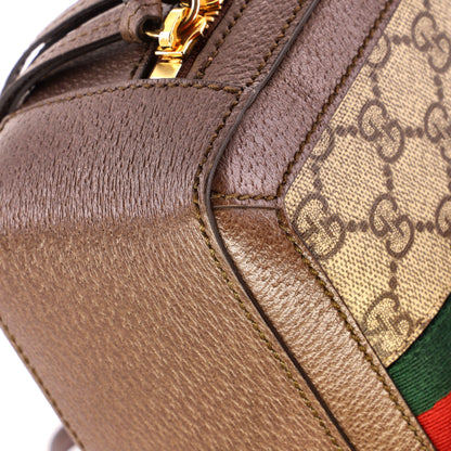 Ophidia Zip Around Camera Bag GG Coated Canvas Mini