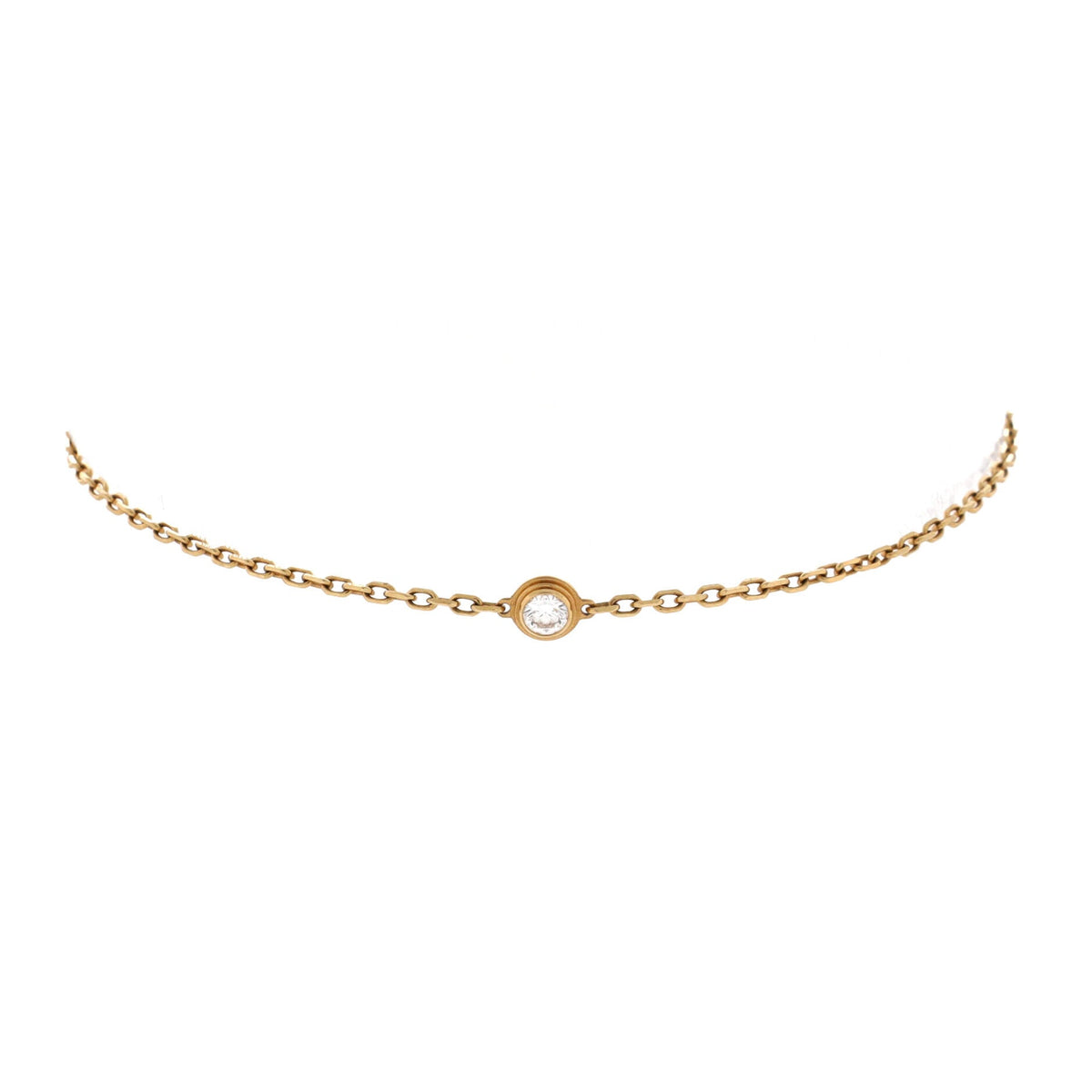 D'Amour Bracelet 18K Yellow Gold and Diamond Small