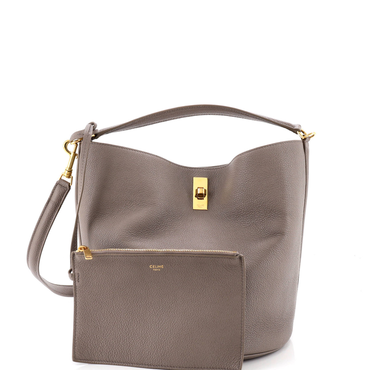 Bucket 16 Bag Leather
