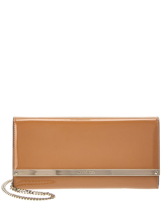 Jimmy Choo Milla Patent Wallet on Chain