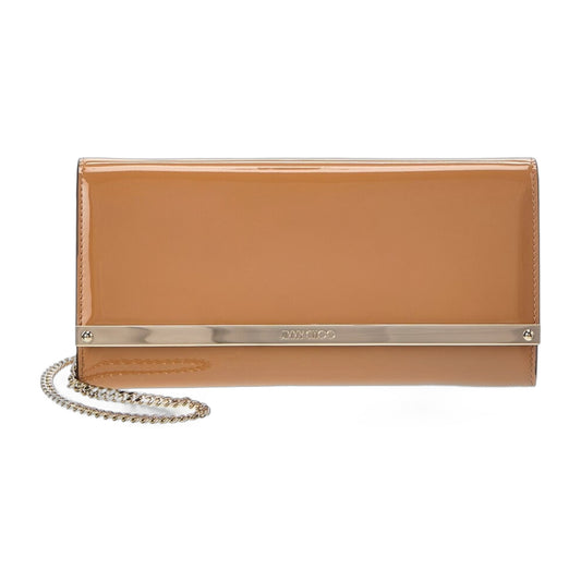 Jimmy Choo Milla Patent Wallet on Chain