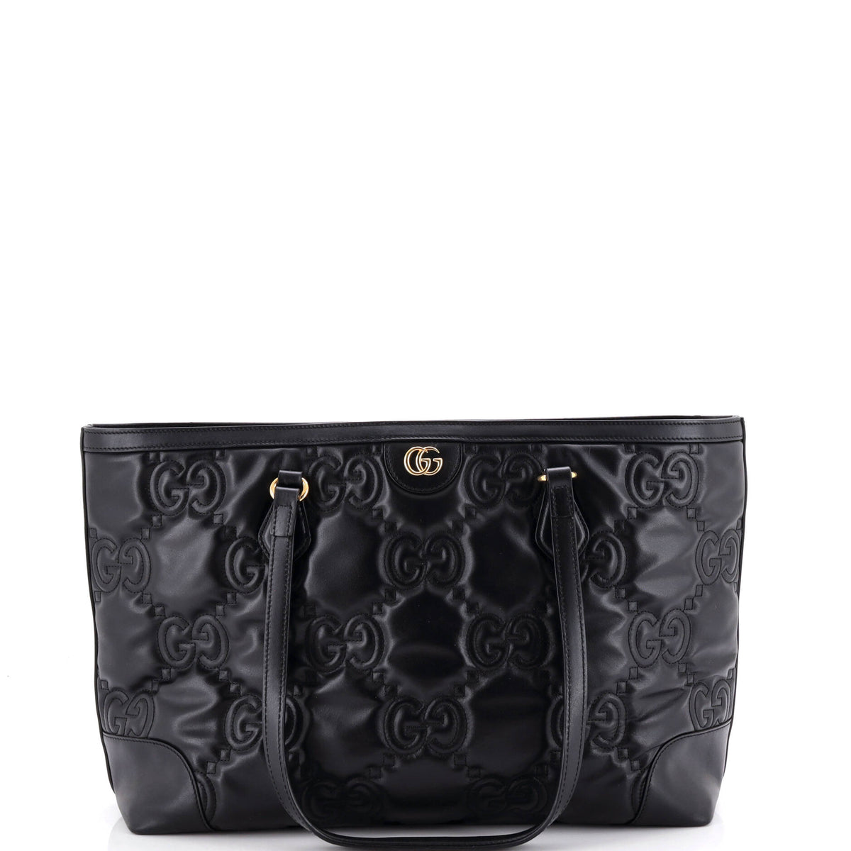 Ophidia Open Tote GG Matelasse Leather Medium