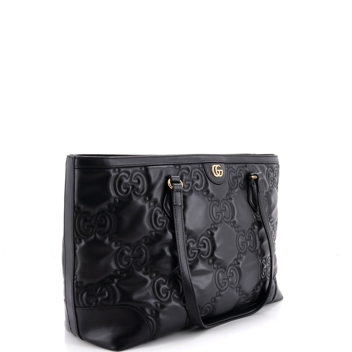 Ophidia Open Tote GG Matelasse Leather Medium