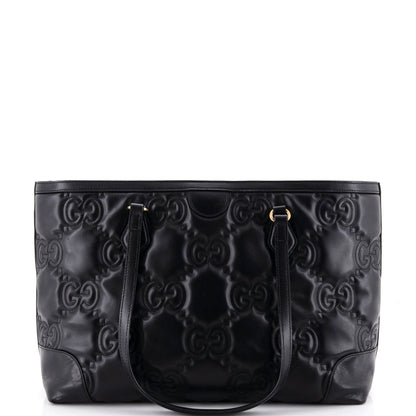 Ophidia Open Tote GG Matelasse Leather Medium
