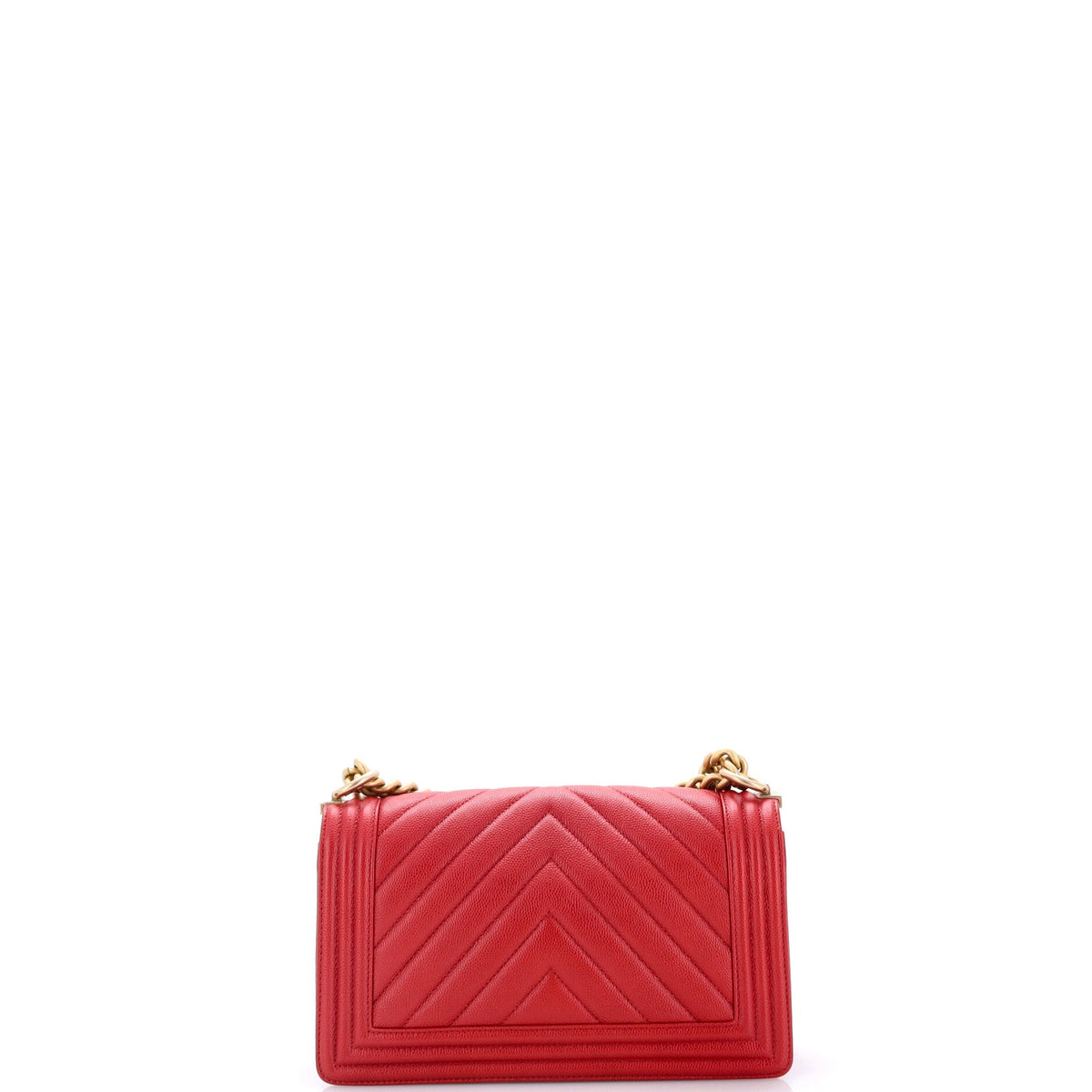 Boy Flap Bag Chevron Caviar Old Medium