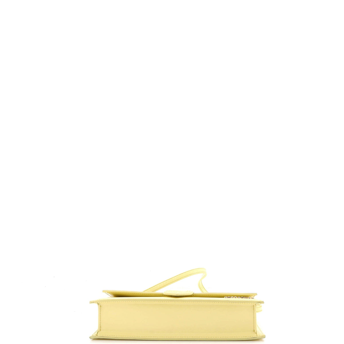 Le Bambino Top Handle Flap Bag Leather Long