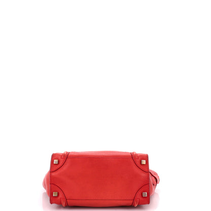 Luggage Bag Smooth Leather Micro