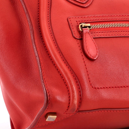 Luggage Bag Smooth Leather Micro