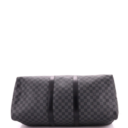 Keepall Bandouliere Bag Damier Graphite 55