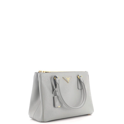 Galleria Double Zip Tote Saffiano Leather Small