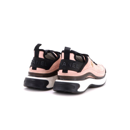 Women's CC Cap Toe Logo Sneakers Suede and Leather