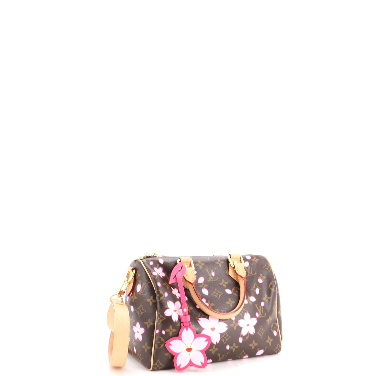 x Takashi Murakami Speedy Handbag Limited Edition Cherry Blossom Monogram 25