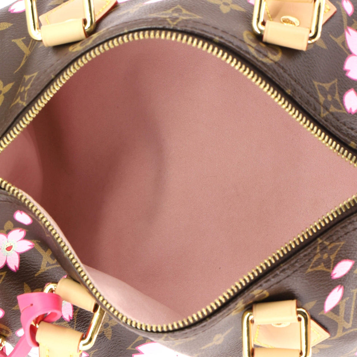 x Takashi Murakami Speedy Handbag Limited Edition Cherry Blossom Monogram 25