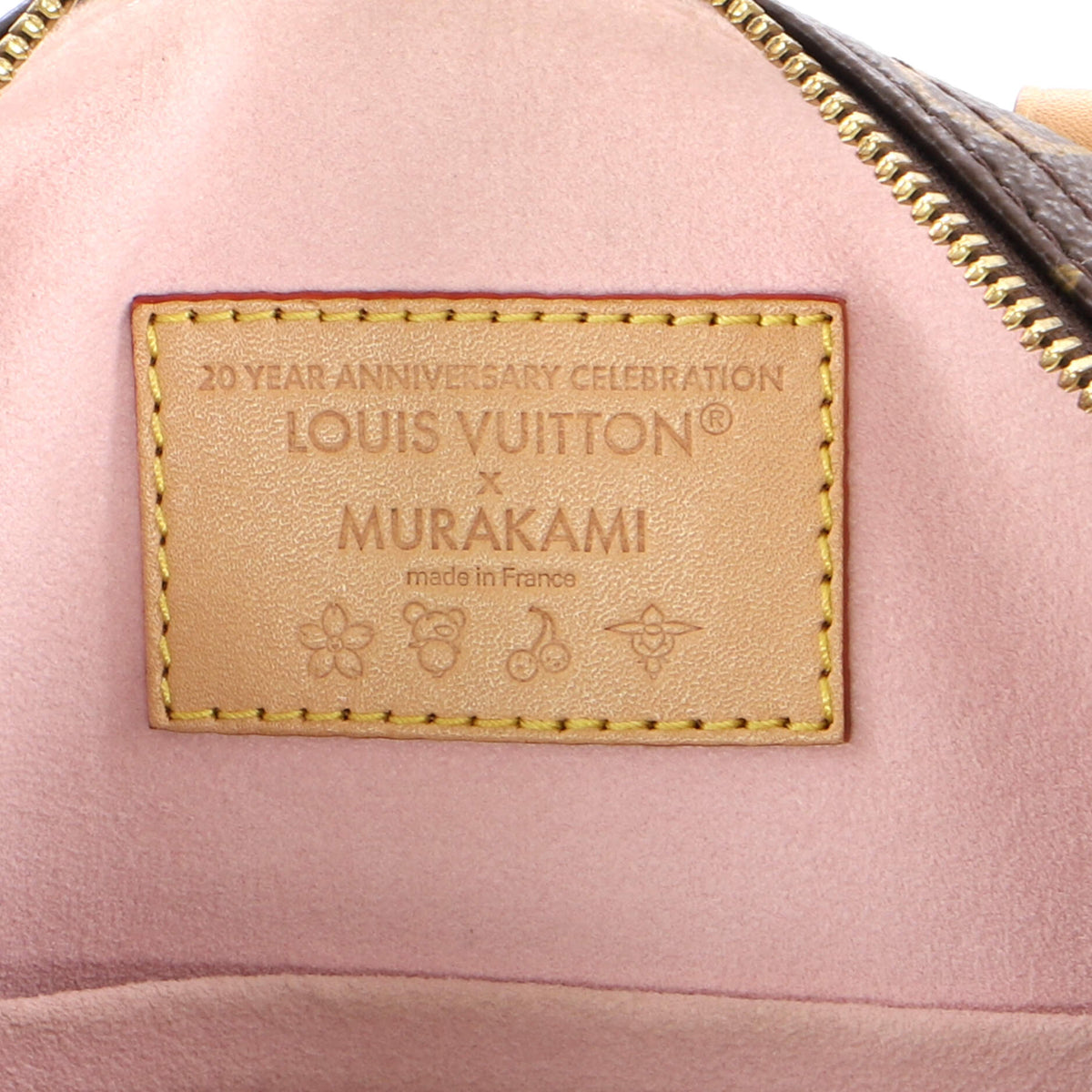 x Takashi Murakami Speedy Handbag Limited Edition Cherry Blossom Monogram 25