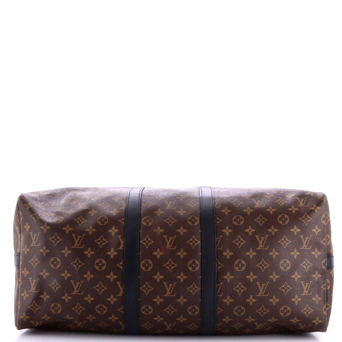 Keepall Bandouliere Bag Macassar Monogram Canvas 55