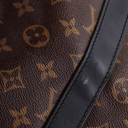 Keepall Bandouliere Bag Macassar Monogram Canvas 55