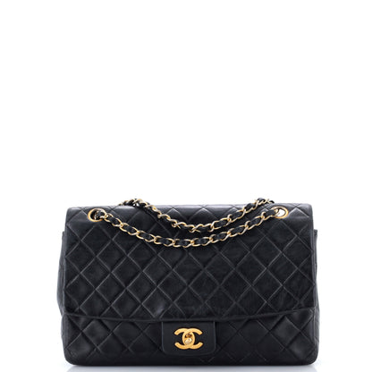 Vintage CC Chain Flap Bag Quilted Lambskin Large