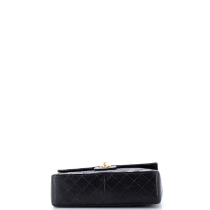 Vintage CC Chain Flap Bag Quilted Lambskin Large