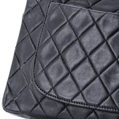 Vintage CC Chain Flap Bag Quilted Lambskin Large